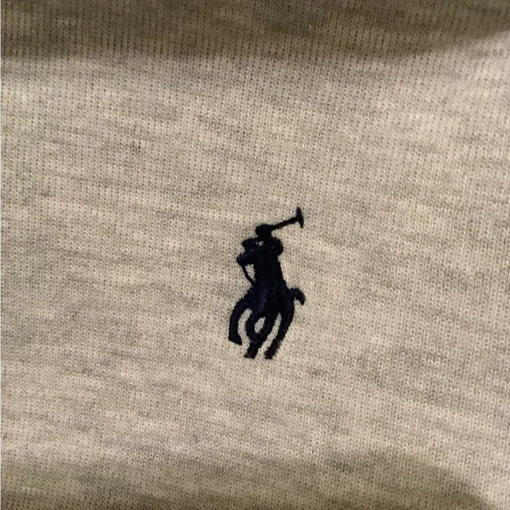 Ralph Lauren Kids Gray and Navy Hoodie Sweatshirt